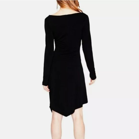 New RACHEL ROY Asymmetrical V-Neck Long Sleeve Dress - Picture 2 of 7